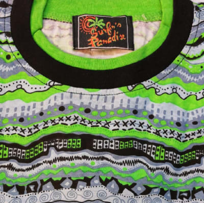 Polera Estampada M/C BZ-4 T-S Verde1