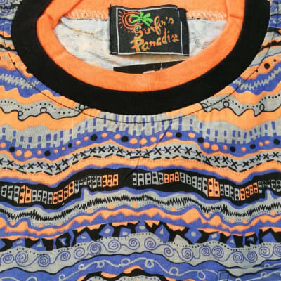 Polera Estampada M/C BZ-4 T-L Naranjo1