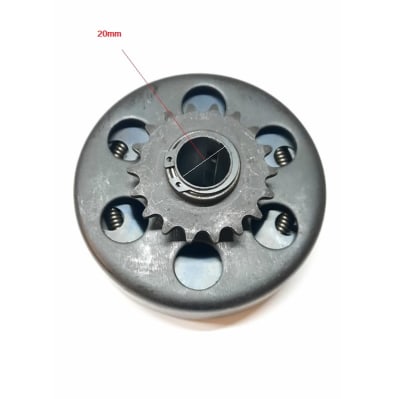 Embrague Centrifugo 35P-18T eje DI-20mm Moto Scooter Go Kart5