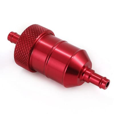 Filtro Bencina aluminio CI Rojo7