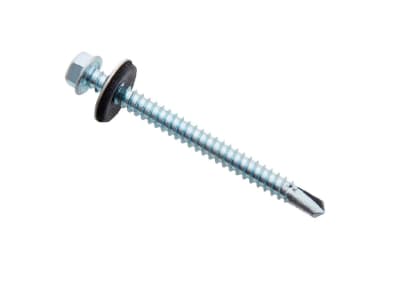 Tornillo Autoperforante Hexagonal 2 1/2'' x 12 mm C/Golilla x 5 Unid.5