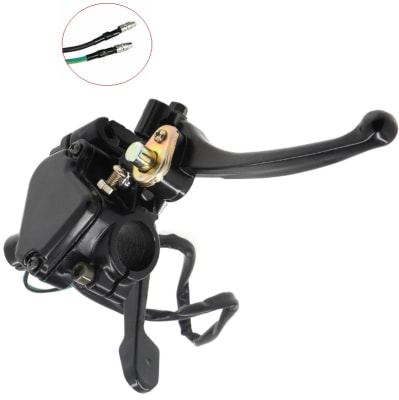 Manilla Doble Freno 114mm c/Seguro Acelerador Dedo, Cable 2P1