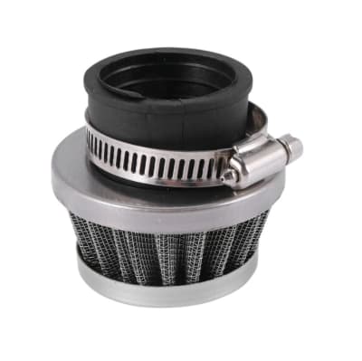 Filtro Aire DI-35mm Alto Aluminio Plateado5