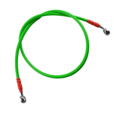 Tubo Manguera Freno Flexible Hidraulico Moto 1mt Verde1