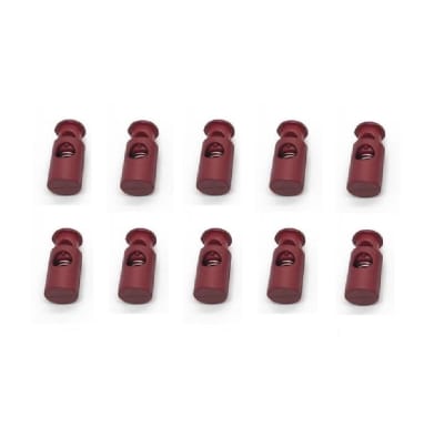 Tanka Plástica Cordón Burdeo 10unid.1