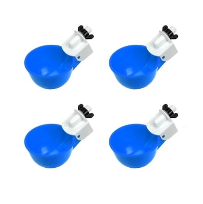 Dispensador Agua Automático de Plástico para Aves de Corral Azul X 4 Unid.1