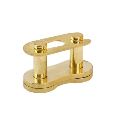 Eslabón Seguro Cadena 415 Dorado2