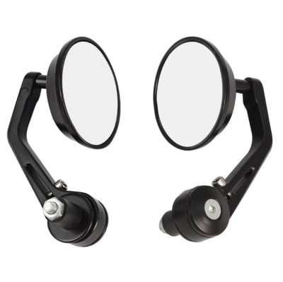 Par Espejos tope manubrio negro A256-6A1