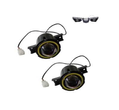 Focos Delanteros Led Ojo De Ángel 12v Par Atv Ambos Lados1