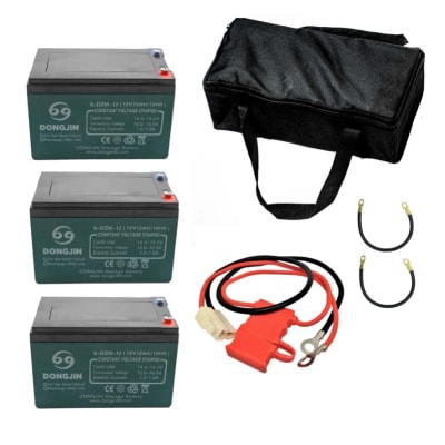 Kit Baterias 36VDC 12AH 6-DZM-12 Moto Scooter1