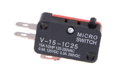 Micro Switch Interruptor V-15-1C25 250VAC 15A 1/2HP1