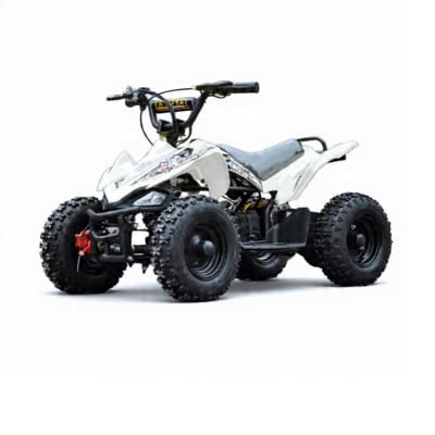 Mini Moto atv 49cc 2T aro 6 Cuadrimoto Blanco3
