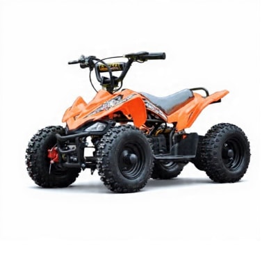 Mini Moto atv 49cc 2T aro 6 Cuadrimoto Naranjo3