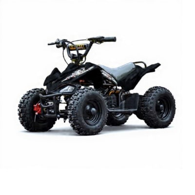 Mini Moto atv 49cc 2T aro 6 Cuadrimoto Negro4