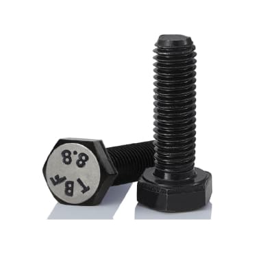 Perno Hexagonal  M6X10MM PASO 1.0 Negro x 2 Unid.1