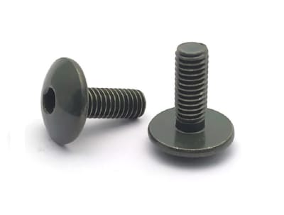 100 Pernos Parker M6x16mm Cabeza Redonda Plana Grande1
