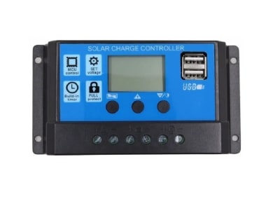 Regulador Controlador De Carga Solar Digital 20a 12/24v1