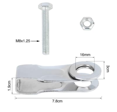 Tirante Tensor de Ajuste Eje Cadena ATV GS125 Par1