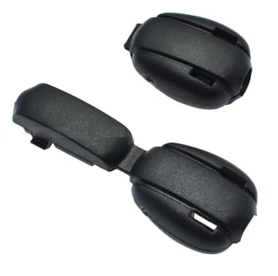 Tanka Clip Plástica Cordón Negro 10Unid.1