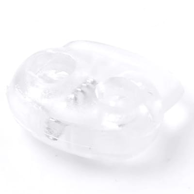 Tanka Doble Plástica Cordón Transparente Grande 10Unid.1