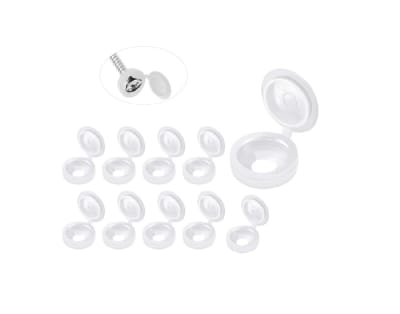 Tapa de Plástico para Tornillos Clavos Blanco x 20 Unid.1