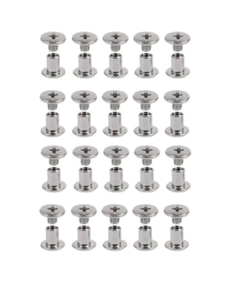 Tornillo Chicago para Encuadernación C/Tuerca M5x6mm x 20 Unid.1