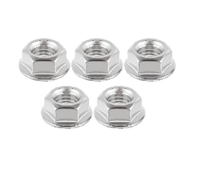 Tuerca Hexagonal G8.8 M6x12.5mm P1.5 Galvanizada ASME x 5 Unid.1