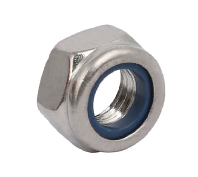 Tuerca Hexagonal Seguridad Zinc 8mm Paso 1.251