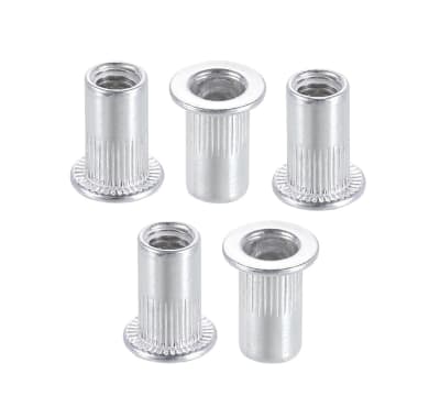 Tuerca Remache Roscado Aluminio Cabeza Plana M10 x 5 Unid.1