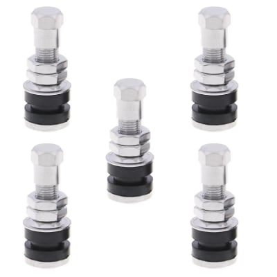 Válvula 10mm Para Llanta Tubular 40 x 14mm X 5 Unidades1