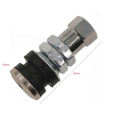 Válvula 10 mm Para Llanta Tubular 32 x 14mm3