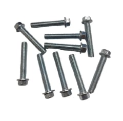 10 Pernos Brida Hexagonal Zincado 6 X 35 Paso 1.0