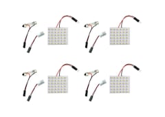 4 Placas 36 Led Dc-12v Alto Brillo Blanca Placa Blanca