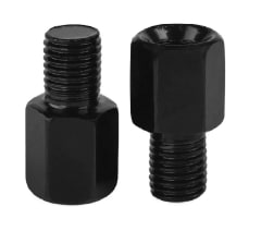 Adaptador Porta Espejo 10mm a 8mm Hilo Derecho Moto ATV x 2Unid.