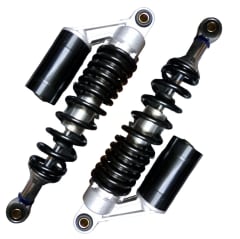 Amortiguador Trasero 350mm LT-38cm R8 DI-10mm Negro Par