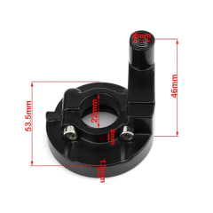 Base Metal Acelerador Puño Alto TG