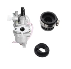Carburador Motor 49cc 2T + Soporte + Filtro Aluminio