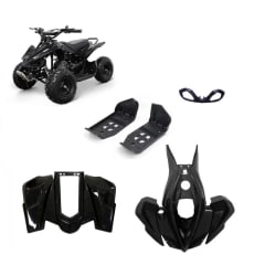 Carcasa Plástica Mini ATV 49cc 2T Negro