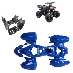 Carcasa Plástica Raptor ATV 110cc Azul