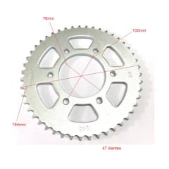Catalina 428-47T 6P100 DI-76 ESP7,5mm
