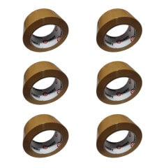 Cinta Embalaje Extra Fuerte 50mic Marrón 6 Unid