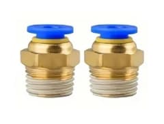 Conector Fittings Manguera Aire 6mm a 1/2