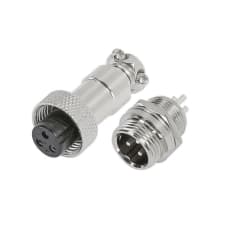 Conector Aviación GX-20 3P Macho y Hembra
