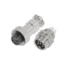 Conector Aviación GX-16 6P Macho y Hembra