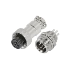 Conector Aviación GX-12 7P Macho y Hembra