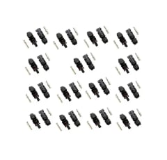 15 Conector Mc4  Simple (15 Macho Y 15 Hembra)