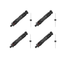 Conector Mc4 Con Diodo 20a X 4 Unid.