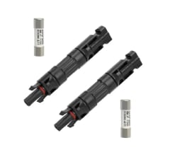 Conector Mc4 Porta Fusible Con Fusible 1000vdc 30a X 2 Unid.