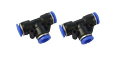 2 Conectores Neumáticos de Conexión Rápida PE-6