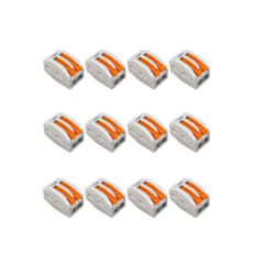 Conector De Cable PCT 212 Gris 12 Unid.